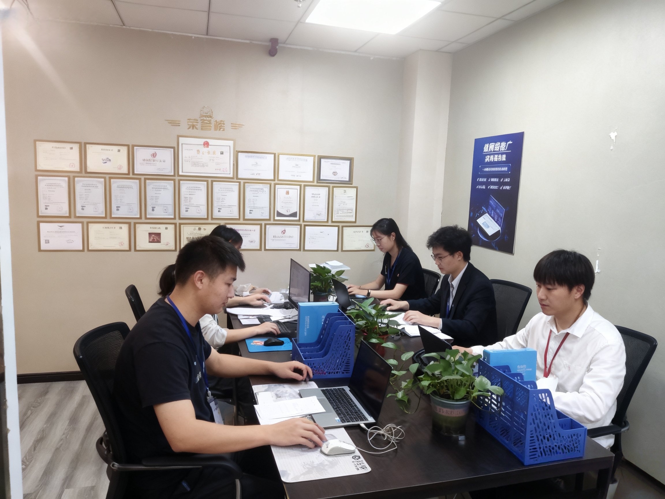 网推传媒有限公司办公与团队协作实拍